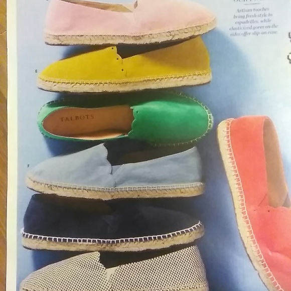 Talbots Shoes - TALBOTS IZZY SCALLOP-EDGE ESPADRILLES 9M